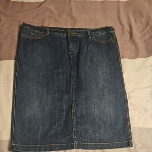 MaxMara Classic Blue Pencil Skirt